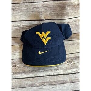Nike Legacy 91 West Virginia Mountaineers Dri Fit Hat Cap One Size Strap Blue